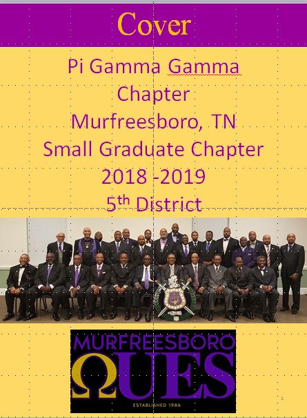 Chapter of the Year Template